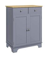 HOMCOM Gray Sideboard Buffet Kitchen Cabinet with Drawers &amp; Shelf - $3,008.25 MXN