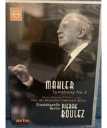 Symphony 2 C Minor DVD 2005 GUSTAV MAHLER Boulez Berlin Classical Music ... - $166.09 MXN