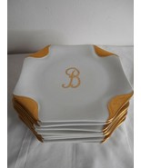 8 dinner plates hand painted 1966 B with message on back - $1,115.81 MXN