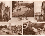 Vtg Postcard 1930s  Multi Views Bristol England UK - Unused - £6.16 GBP
