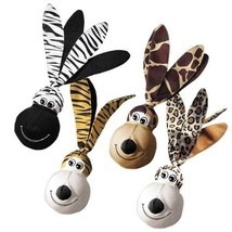 Floppy Ears Wubbas Safari Tough Toys For Dogs Shake &amp; Squeak Dog Toy Choose Size - £11.35 GBP+