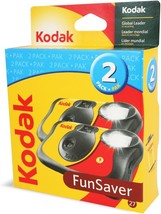 A Two-Pack Of Kodak Funsaver Disposable Film Cameras. - $43.92
