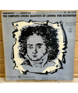 Beethoven Budapest String Quartet No. 5 and 6 Vintage Record 33 RPM 12&quot; - $368.84 MXN