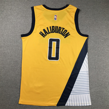 Men&#39;s Tyrese Haliburton #0 Jersey Gold Icon Swingman Uniform - $47.20