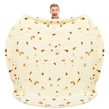 Zulay (60-80 Inches) Giant Double Sided Burrito Blanket - Novelty Big Burrito Bl - £31.96 GBP