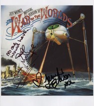 War Of The Worlds Jeff Wayne + 2 SIGNED 8&quot; x 10&quot; Photo SIGNED + COA Guarantee - £119.89 GBP