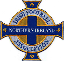 Northern Ireland National Football FA Badge Iron On Embroidered Patch - £7.98 GBP