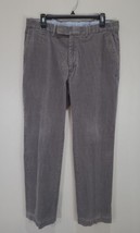 Ralph Lauren Mens Pants 34x34(31.5) Grey Corduroy Polo Golf Straight - $28.45