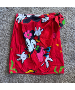 Vintage Mickey &amp; Co. Mouse Minnie tropical Hawaiian Floral Wrap Midi Ski... - $829.69 MXN