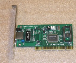 D-Link DFE-530TX Rev D2 PCI 10/100 Mbps fast ethernet NIC - $6.25