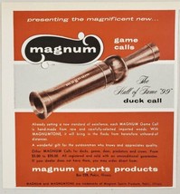 1960 Print Ad Magnum Game Calls Hall of Fame 99 Duck Calls Pekin,Illinois - £8.32 GBP