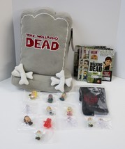 The WALKING DEAD LOT : 11&quot; PLUSH TOMBSTONE, SOCKS &amp; 12 CHIBIS FIGURES - $24.99