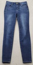 American Eagle Outfitters The Dream Jegging Jeans Women Size 0 Blue Denim Skinny - $20.29