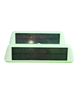 Lot of  2  Ring - Smart Solar Wall Light Only- WHITE- - $57.28