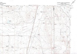 Hooker Creek Quadrangle Oregon-Idaho 1969 USGS Topo Map 7.5 Minute Topog... - £19.15 GBP
