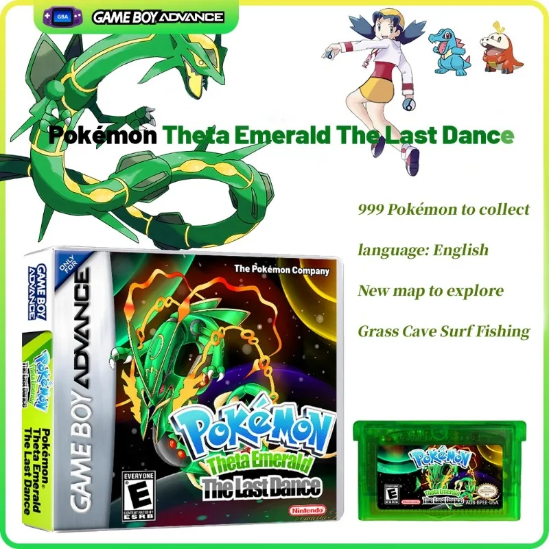 GBA/NDS Game Box Pokemon Theta Emerald The Last Dance Boxed English Game - £21.31 GBP+