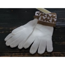 Michael Kors Cream White/Beige Luxury Cuff Gloves Unisex OS - £14.38 GBP