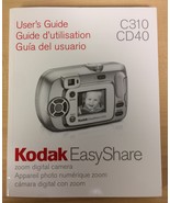 Kodak C310 CD40 Digital Camera Manual/User&#39;s Guide - $7.83