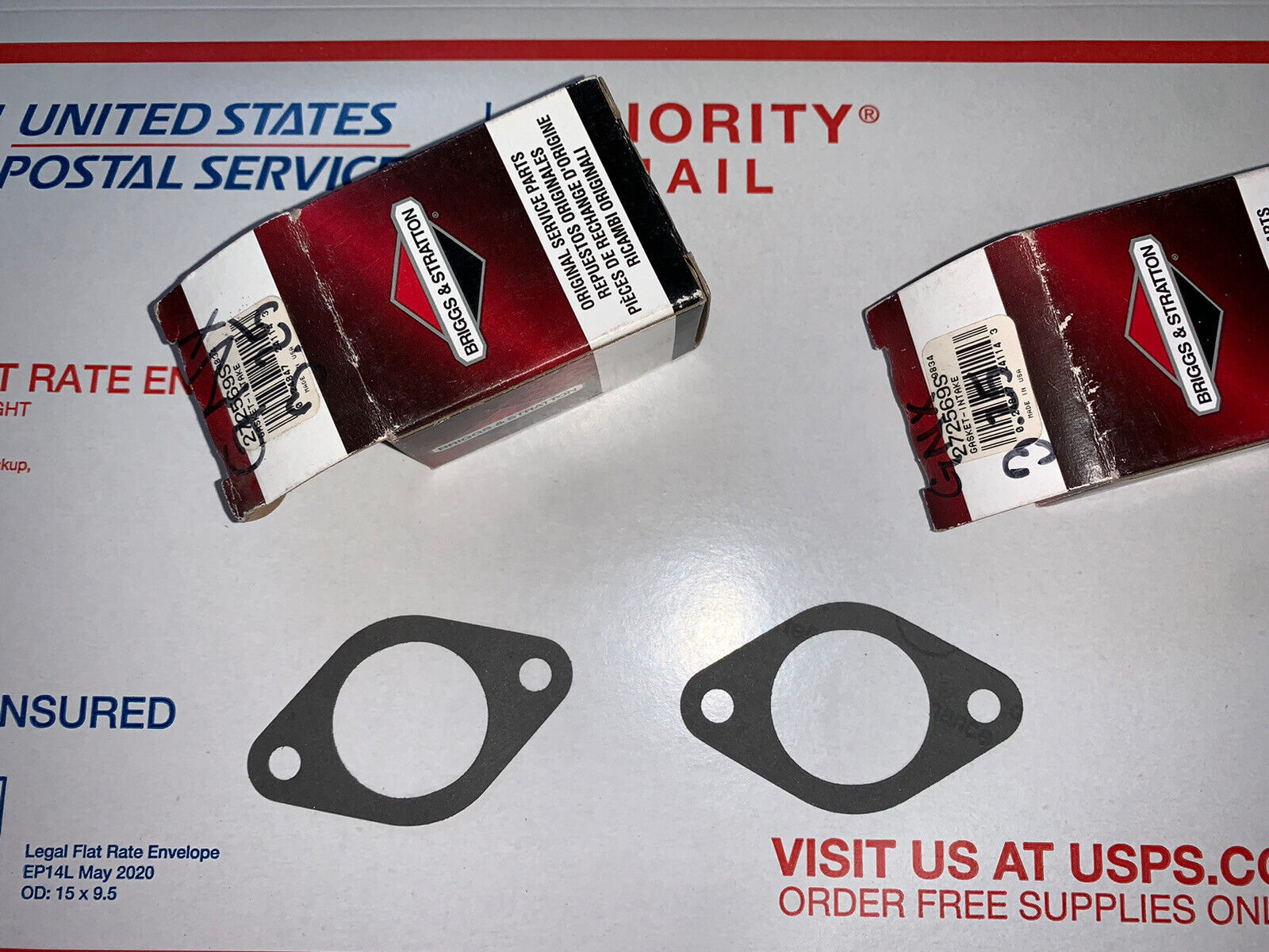 OEM Briggs &amp; Stratton Intake Gasket Part # 272569S 272569 NOS*New*(32715) - $2.96