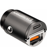 Car and Driver - Nanobit 30W Dual Port Car Charger - Gunmetal - $54.99