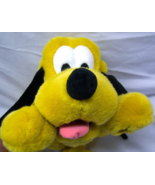 Vintage Walt Disney World BARKING PLUTO THE DOG 14&quot; Plush STUFFED Toy - £15.58 GBP