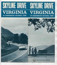 Skyline Drive Shenandoah National Park VA Brochure Big Meadows &amp; Skyland Lodge - £17.22 GBP