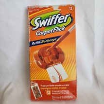 New Swiffer Carpet Flick Refill 12 Pack Cleaning Cartridges - £12.45 GBP