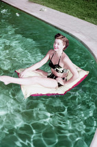 Esther Williams Floating in Swimming Pool Bikini Vintage Pose 18x24 Poster - $23.99
