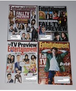 4 Entertainment Weekly Magazine Lot Fall TV Preview 2013 2014 2015 2021 - £14.95 GBP