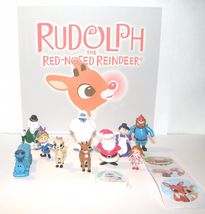 Rudolph the Red Nosed Reindeer Fun Party Favors Goody Bag Fillers Set of 10 - £12.59 GBP