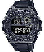 Casio MWD100HB-1B Men&#39;s Standard Digital Black Resin Band Watch - £41.27 GBP