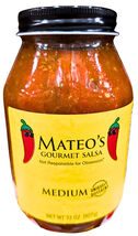 Mateo&#39;s Gourmet Salsa Medium 32 Oz EXP 07/2027 - €15,37 EUR