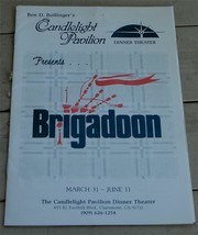 Vintage Program Candlelight Pavilion, Brigadoon, 1995 VGC - $2.96