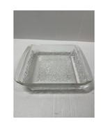 Princess House Crystal Fantasia Poinsettia Casserole Baking Dish 8&quot;x 8&quot; ... - $512.19 MXN