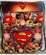 DC Comics SUPERMAN Cinch Bag Sack Tote Great For Superhero School/Office... - £10.14 GBP
