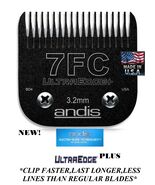 ANDIS UltraEdge PLUS EGT 7FC 7F BLADE*Fit A5 AG,AGC2,DBLC2,SMC,MBG Pet Clippers - $41.99