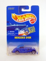 Hot Wheels Mercedes 540K #164 Blue Die-Cast Car 1991 - $4.94