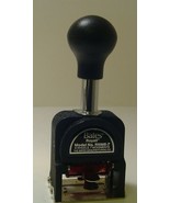 Vintage Bates Royall Automatic Metal Numbering Machine Numeroteur Model ... - $25.49