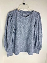 LOFT Womens Sz XXS P Long Sleeve Sweater Heather Blue  - £9.34 GBP