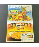 VTG Retro 1984 Donkey Kong Jr. Fruit Flavor Cereal &amp; French&#39;s Potatoes A... - £14.90 GBP