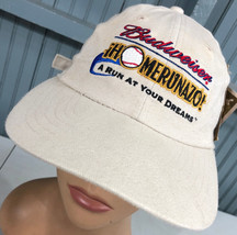 Budweiser Beer Homerunazo Diamond Run Dreams Strapback Baseball Hat Cap - £12.10 GBP