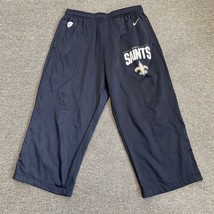 New Orleans Saints Equipment Sweatpants Nike On Field XXL Fleece Lined N... - £16.98 GBP