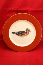 Vintage Woodmere China Oliver Lawson Wood Duck Decoy Painting Decorative Plate - £20.04 GBP