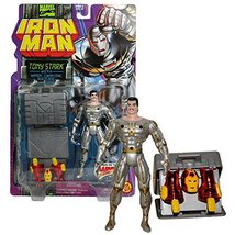 Year 1995 Marvels Comics Iron Man Series 5 Inch Tall Action Figure - Tony Stark  - £41.52 GBP