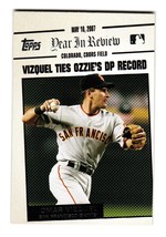 2008 Topps #YR40 Omar Vizquel San Francisco Giants - £3.14 GBP