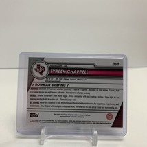 2023 Bowman Chrome U. - Auto 1st #117 Tyreek Chappell - Texas A&amp;M Aggies - £9.77 GBP