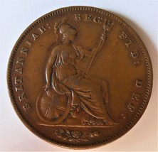 Queen Victoria Penny 1858 - £35.39 GBP