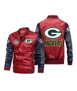 Green Bay Packers Leather Jacket Men - $2,390.89 MXN+
