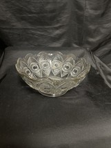 Vintage Victorian Pressed Glass Bowl - £12.66 GBP