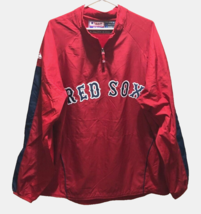 Boston Red Sox MLB Vintage 90s Cool Base Stitched Windbreaker Pullover J... - £17.22 GBP